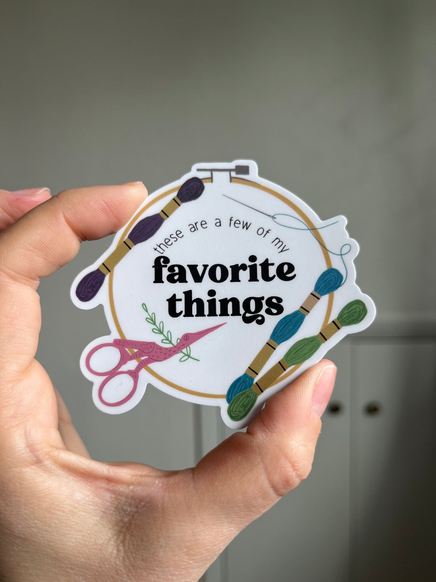 Embroidery Sticker | Sewing Sticker | Waterproof Sticker