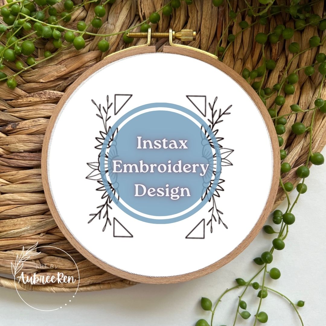 Instax Floral PDF Design - Design only