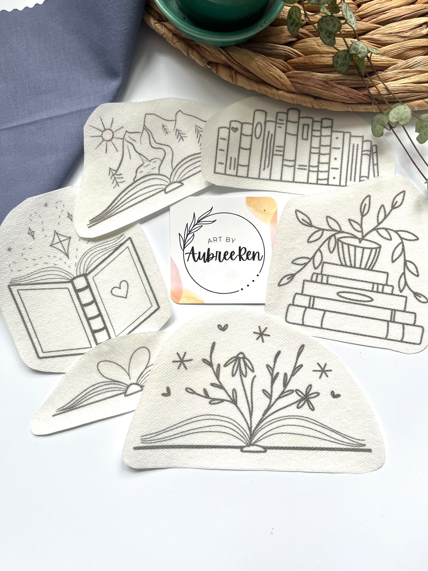 Stick and Stitch Pack | BOOKS | Embroidery Designs | Peel and Stick Patterns