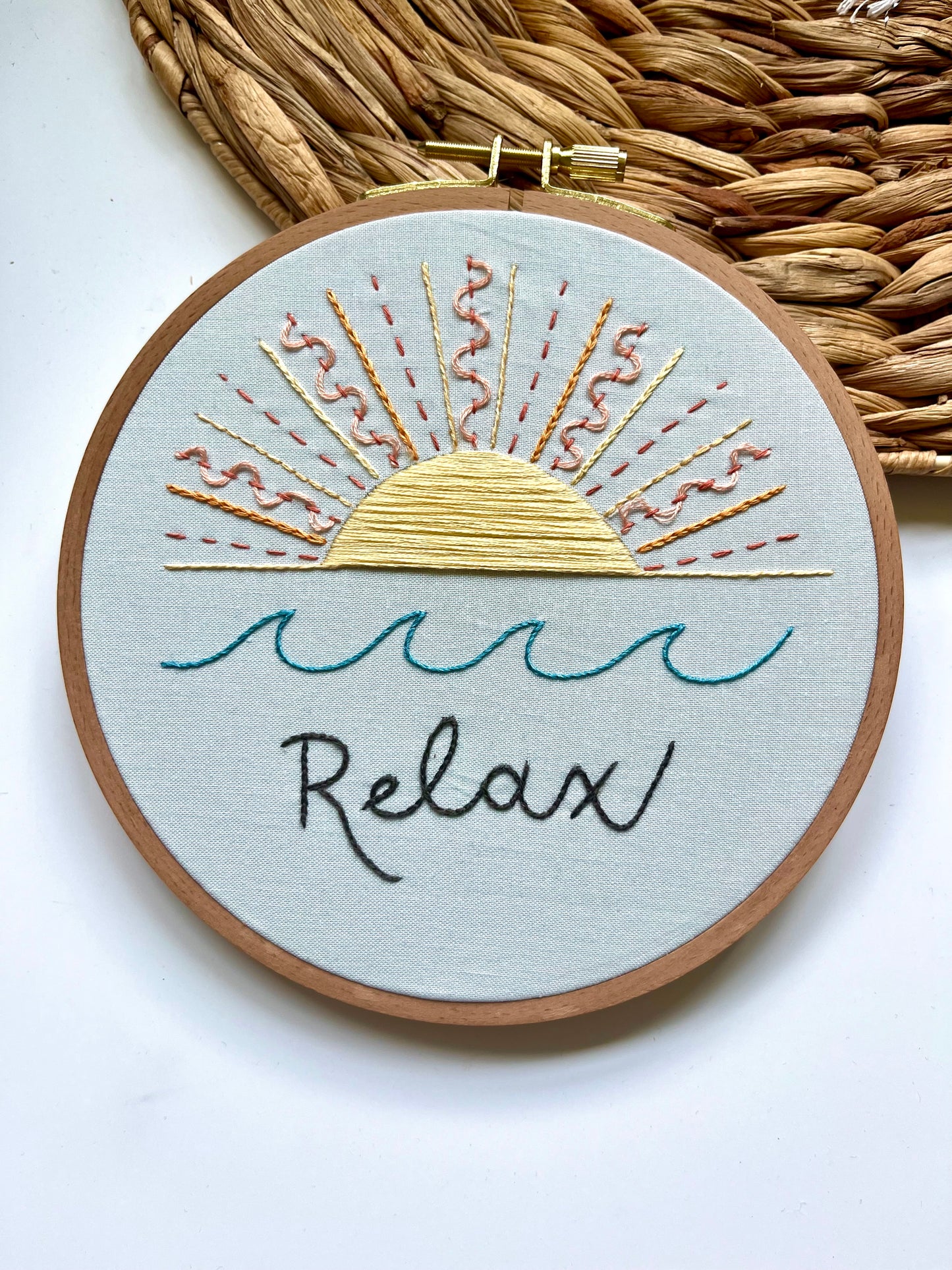 Sunset Stitch Sampler