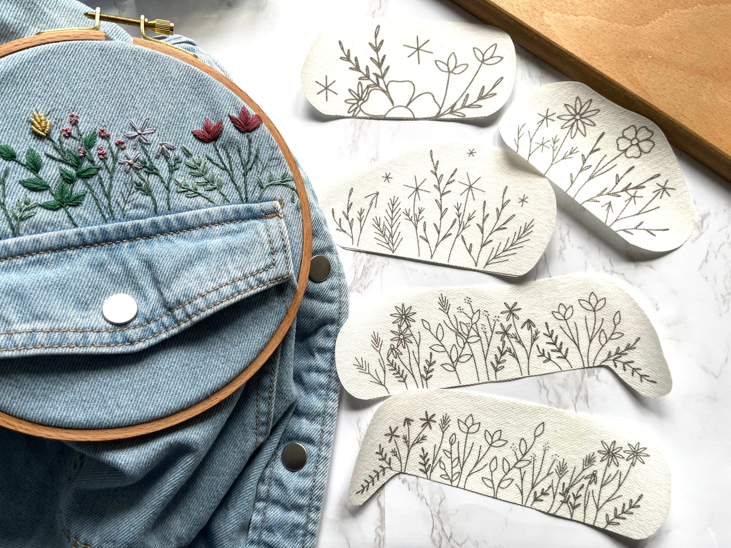 Stick and Stitch | JUST POCKETS | Stick & Stitch Patterns | Peel and Stick | Embroidery Designs