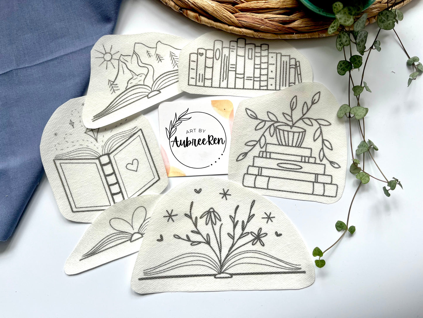 Stick and Stitch Pack | BOOKS | Embroidery Designs | Peel and Stick Patterns