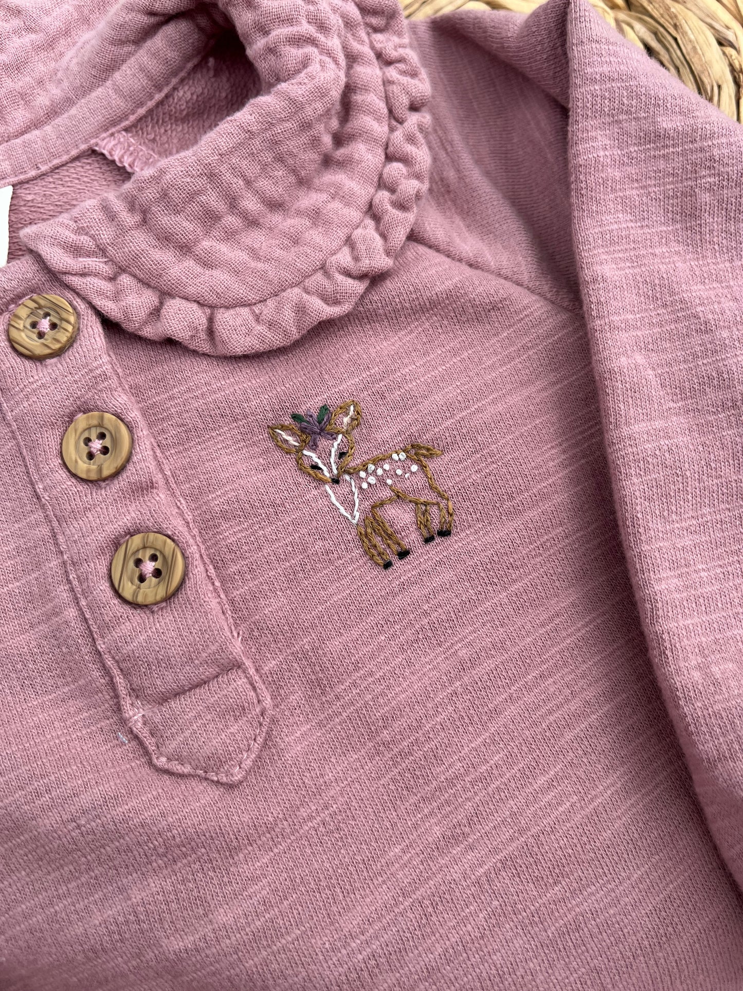 Baby Romper with Baby Fawn | 12 mo.