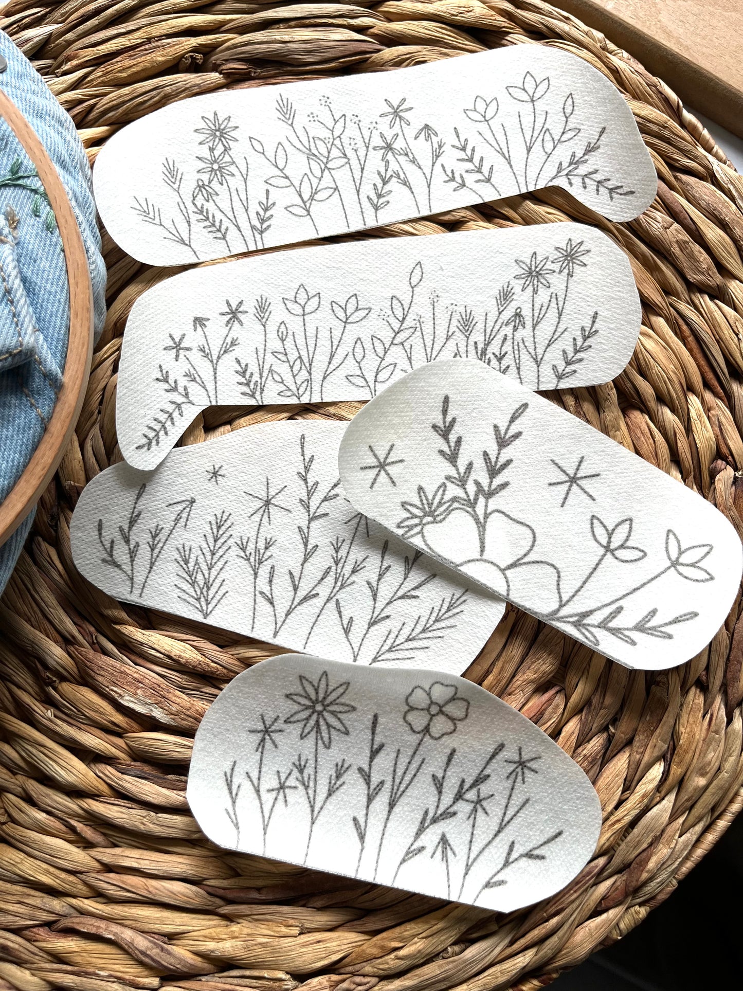 Stick and Stitch | JUST POCKETS | Stick & Stitch Patterns | Peel and Stick | Embroidery Designs