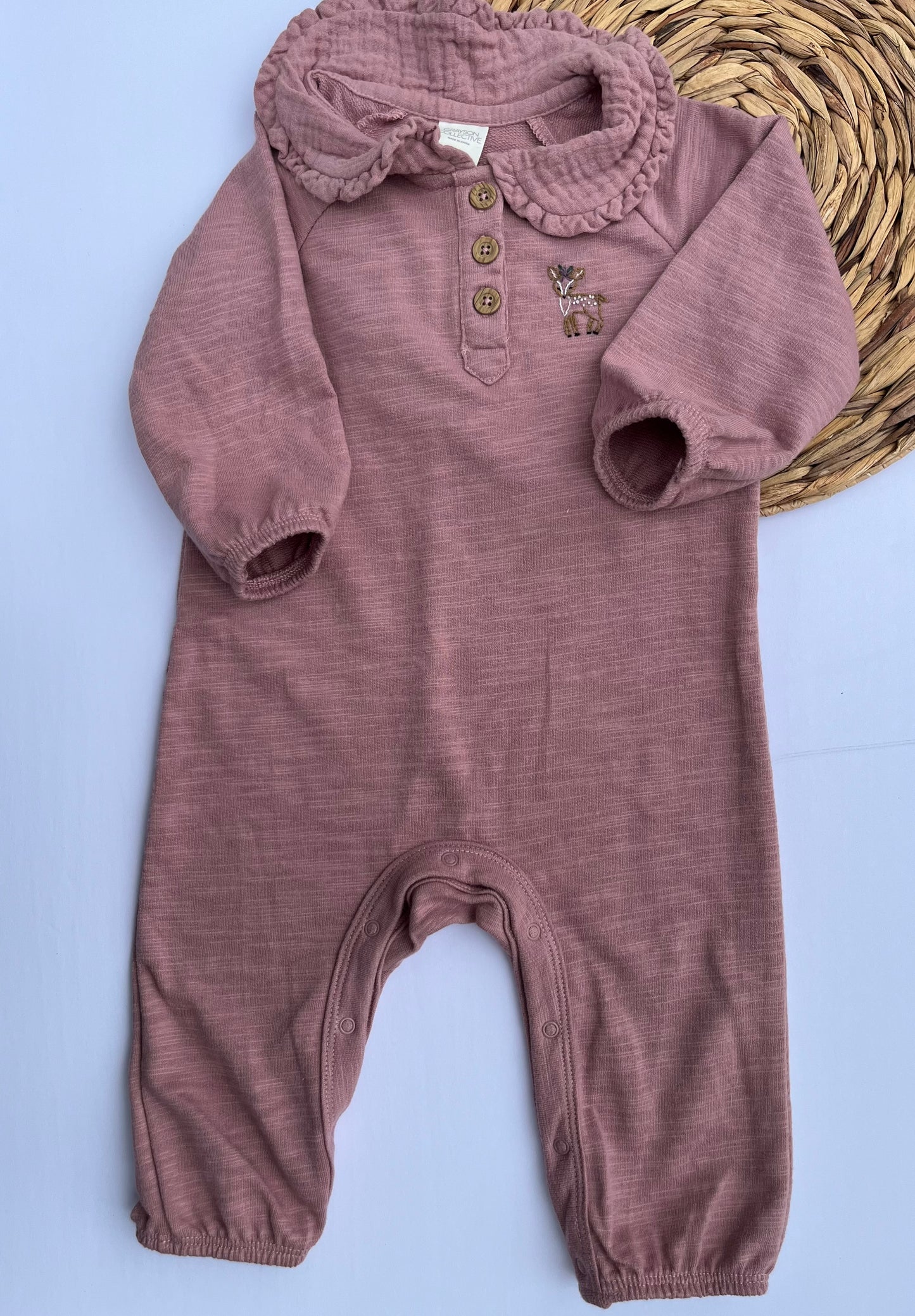 Baby Romper with Baby Fawn | 12 mo.