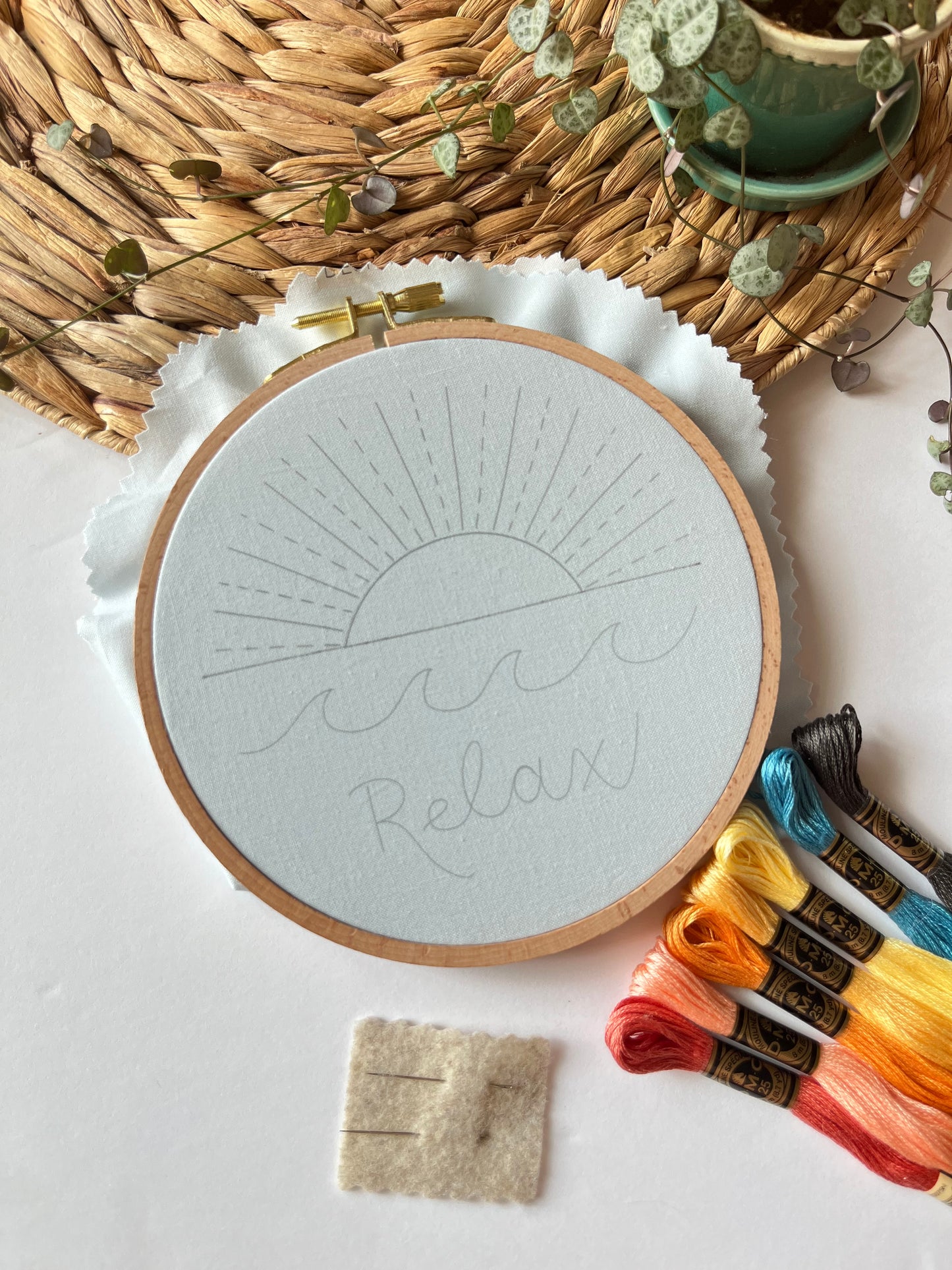Sunset Stitch Sampler