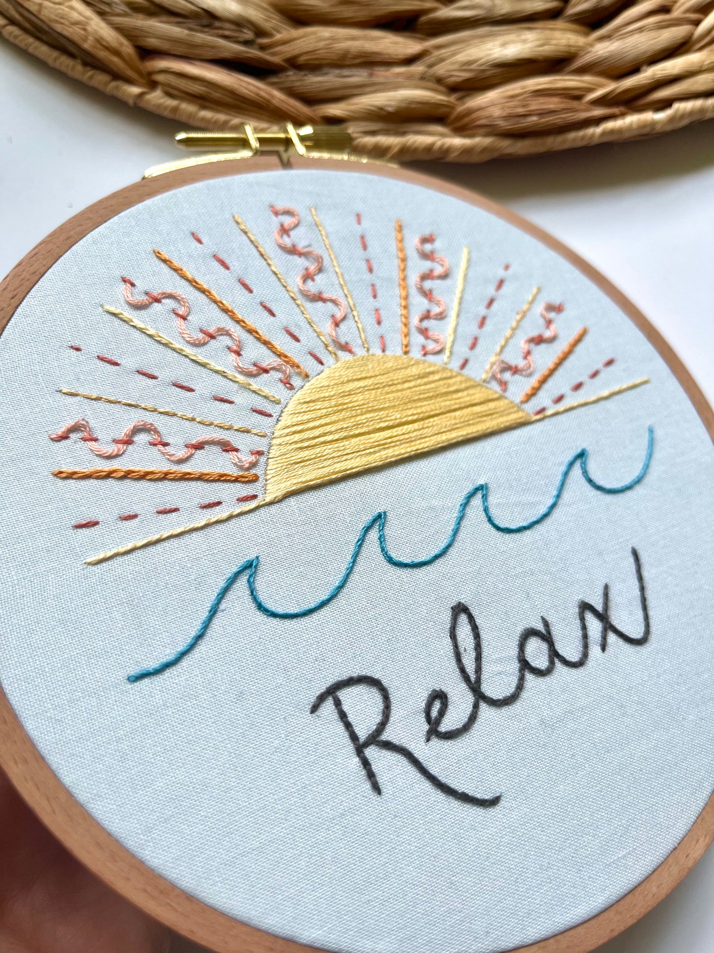 Sunset Stitch Sampler