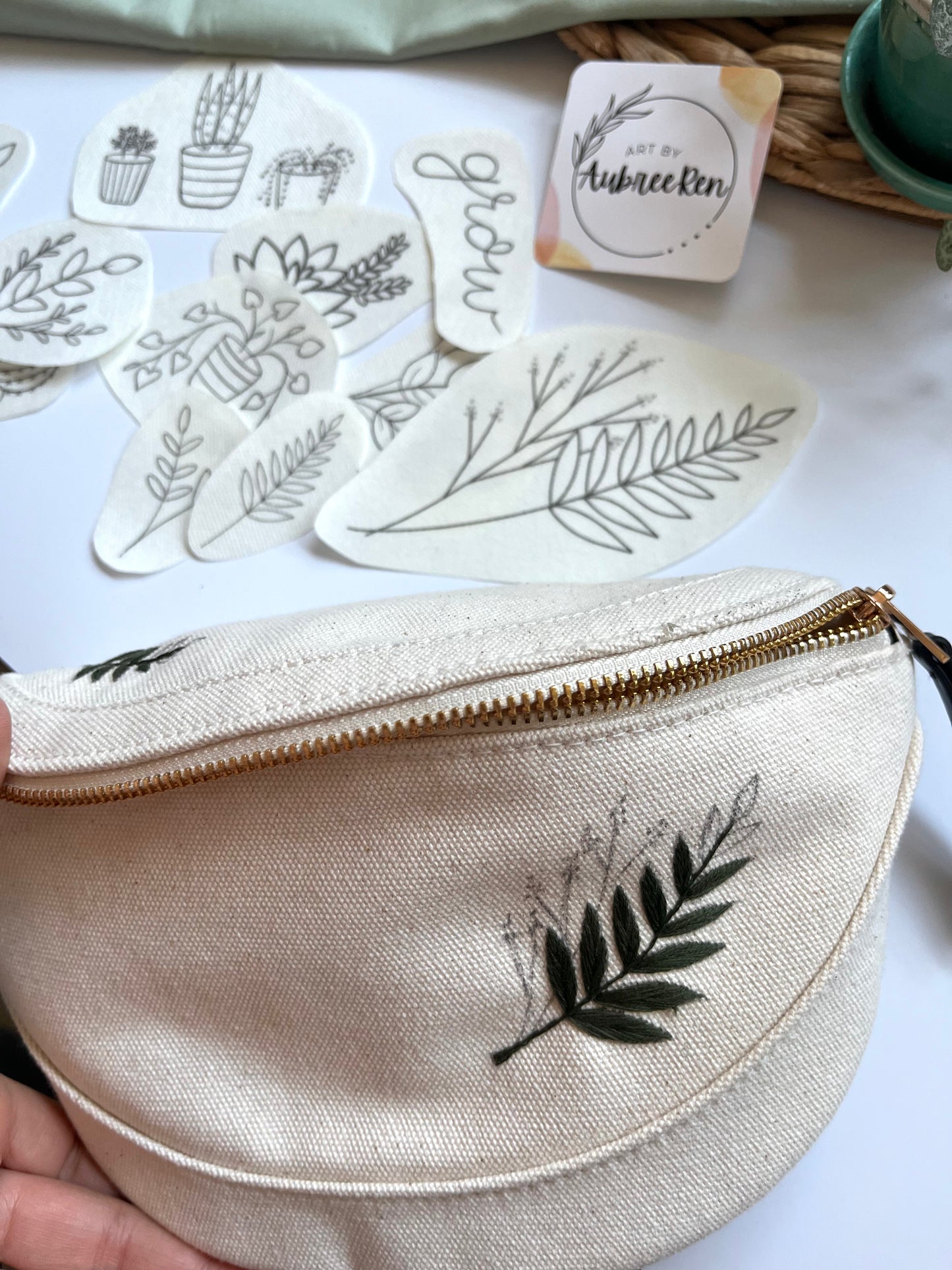 Stick and Stitch | PLANTS| Stick & Stitch Patterns | Peel and Stick | Embroidery Designs