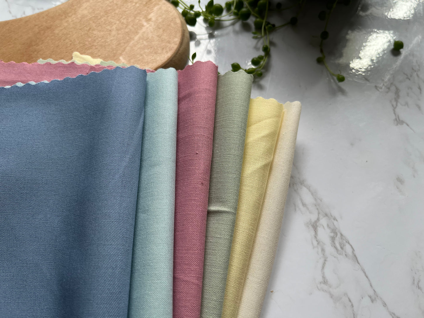 Cotton Fabric Squares | Spring Cottage Pack | Precut Fabric | Kona Cotton