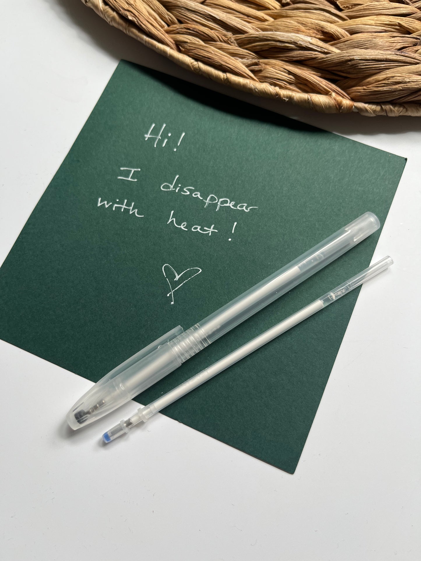 White Heat Erasing Pens | Fabric Marking Pens