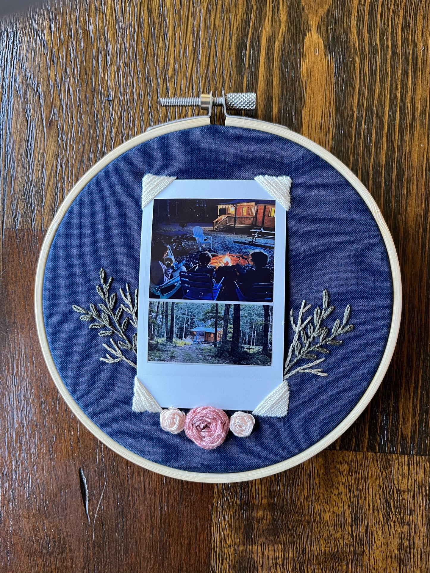 Instax Photo Frame Pattern | PDF Download Only | Embroidered Photo Frame Pattern