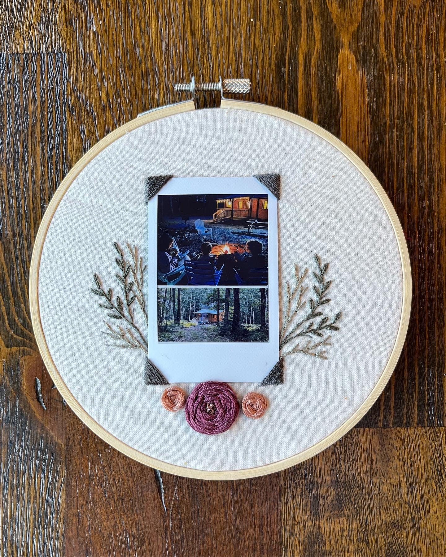 Embroidered Instax Frame Kit | Instax Frame Kit | Photo Frame Kit