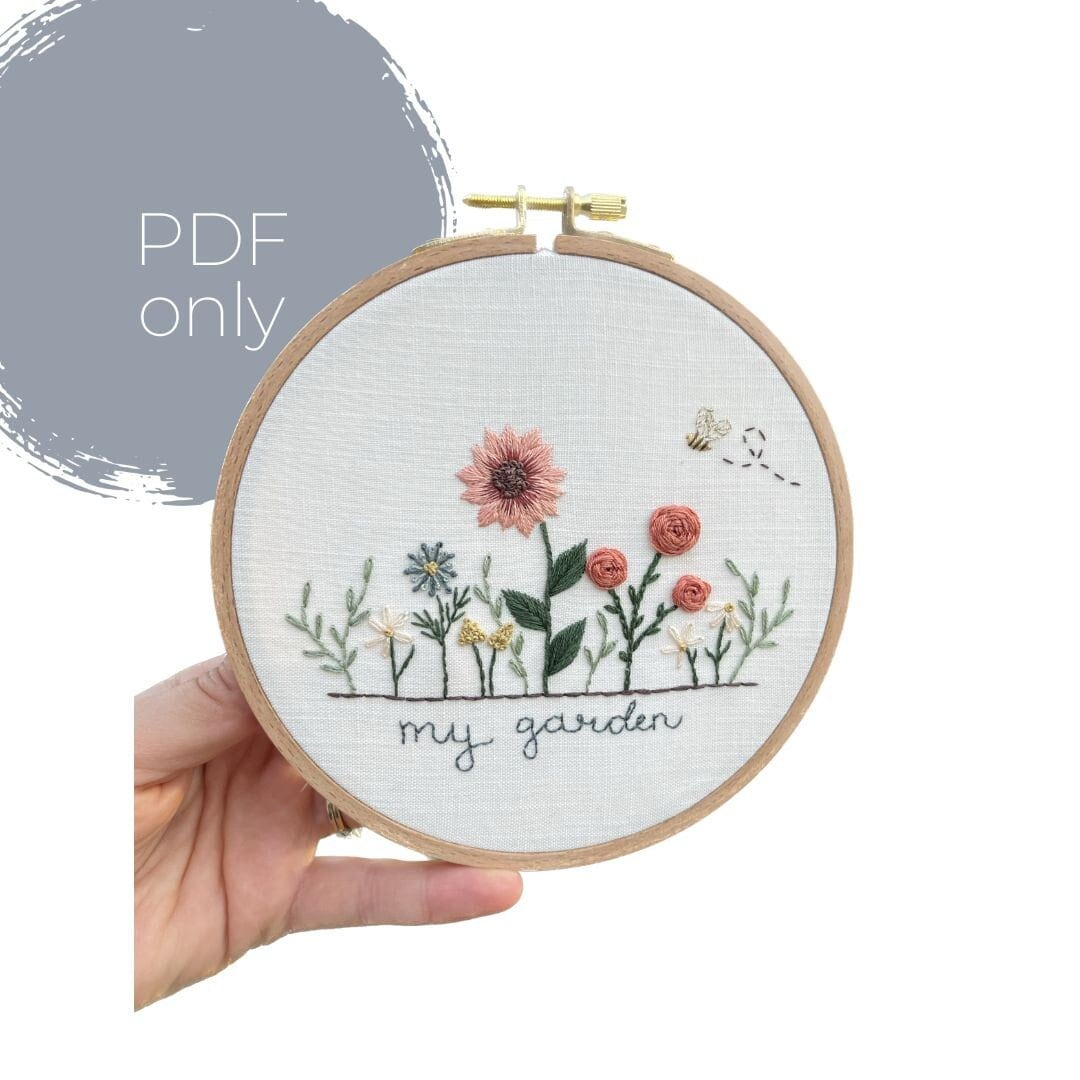 My Garden Embroidery PDF | Download Embroidery Pattern