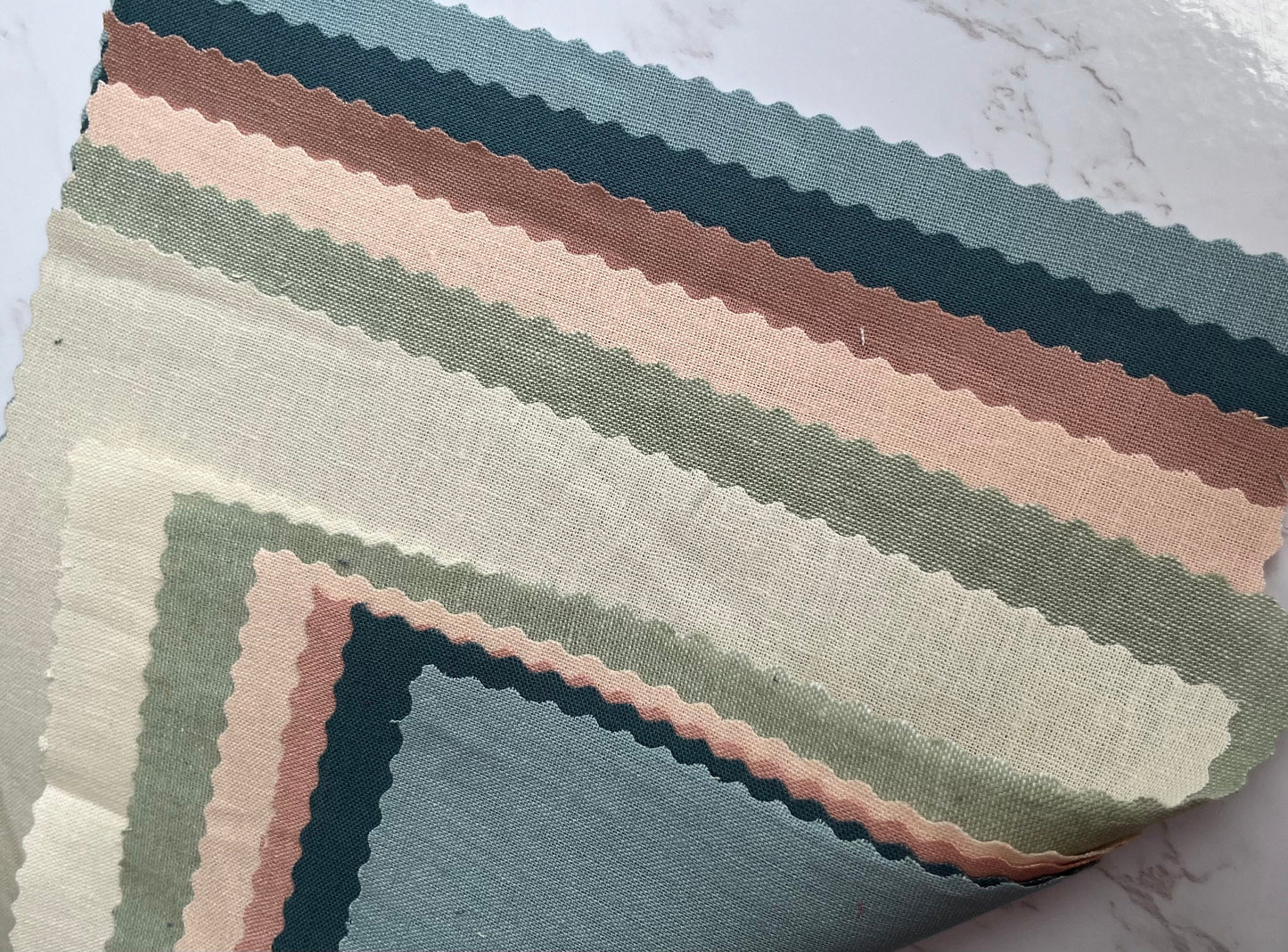 Cotton Fabric Squares | Precut Fabric | Essex Linen | Rainy Day