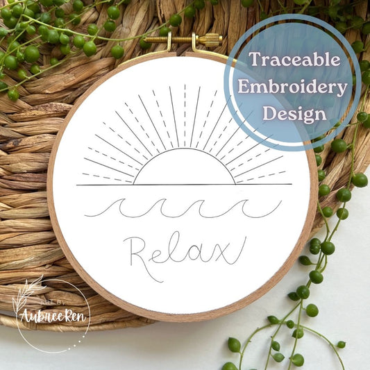 Sunset Relax PDF Design - Design only