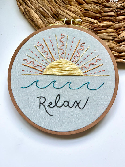 Sunset Stitch Sampler