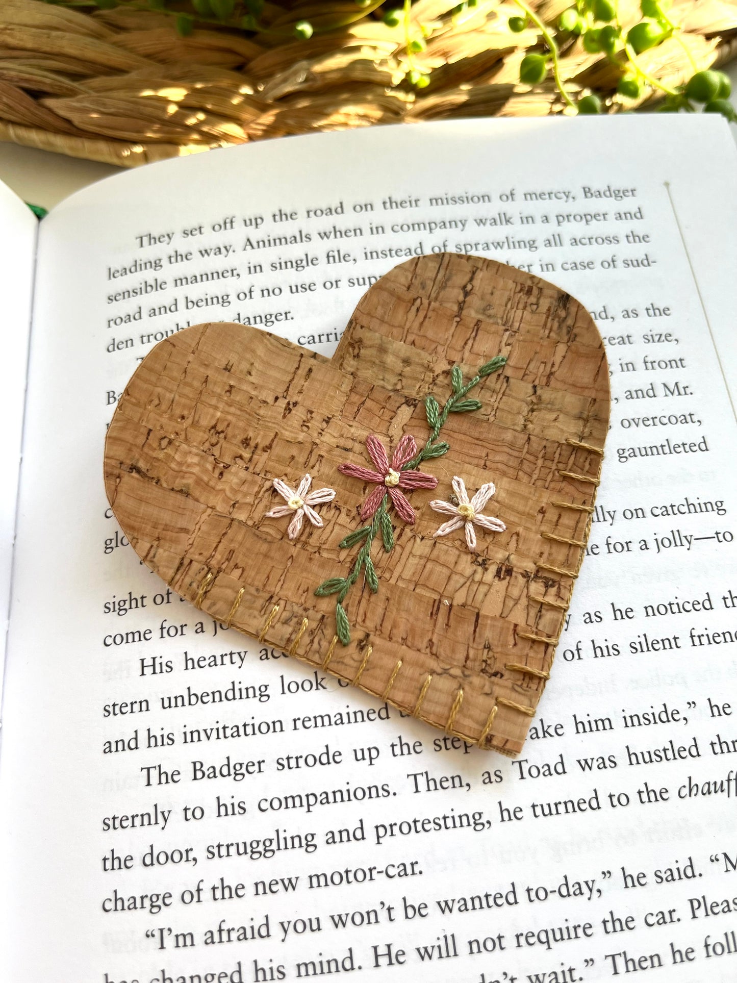 Heart Corner Bookmark | Cork Bookmark