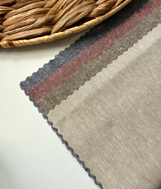 Cotton Fabric Squares | Forest Pack | Essex Linen