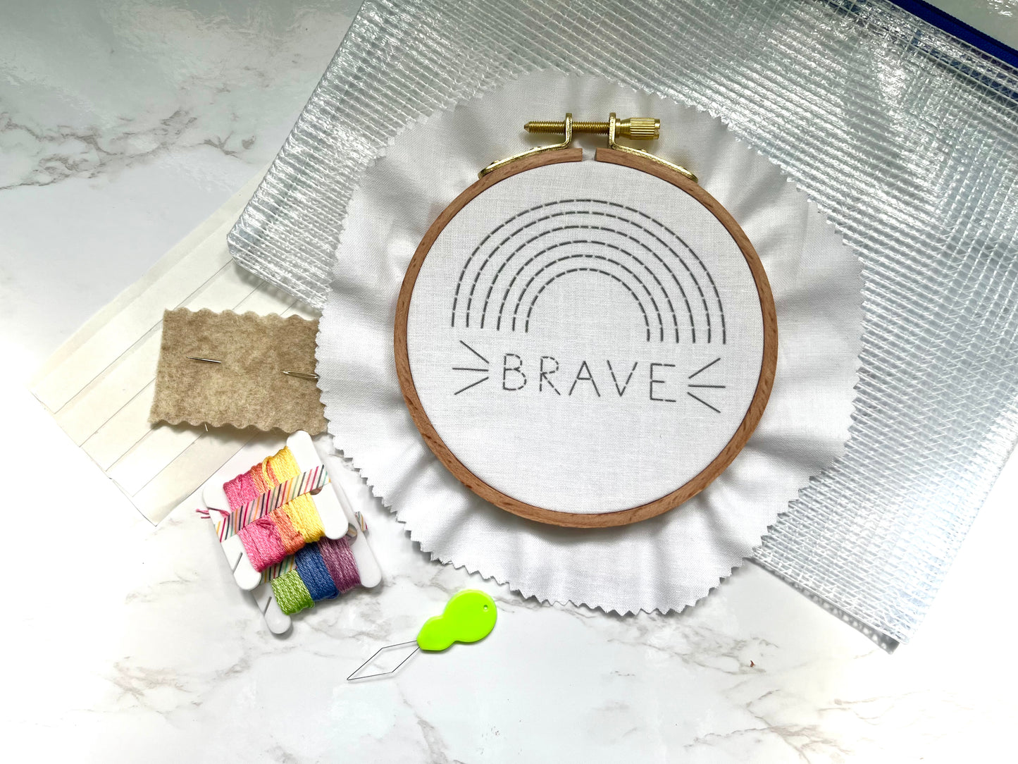 Kids Embroidery Kit | Beginner Embroidery | Customize