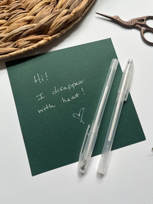 White Heat Erasing Pens | Fabric Marking Pens