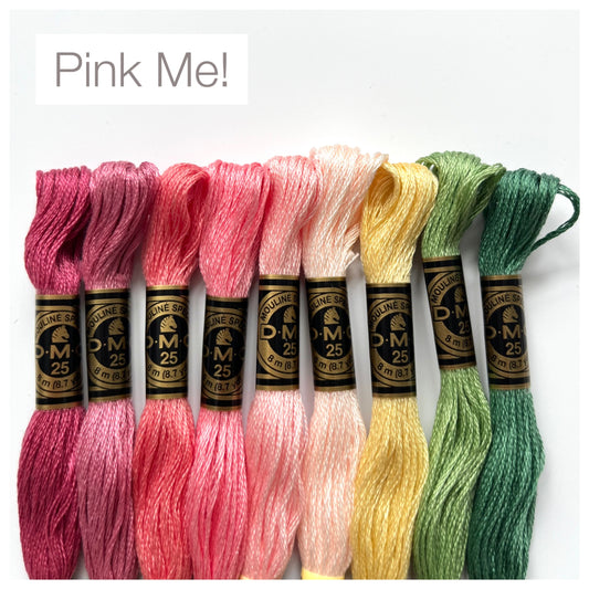 Pink Me! Thread Packs | DMC Thread Pack | Embroidery Floss