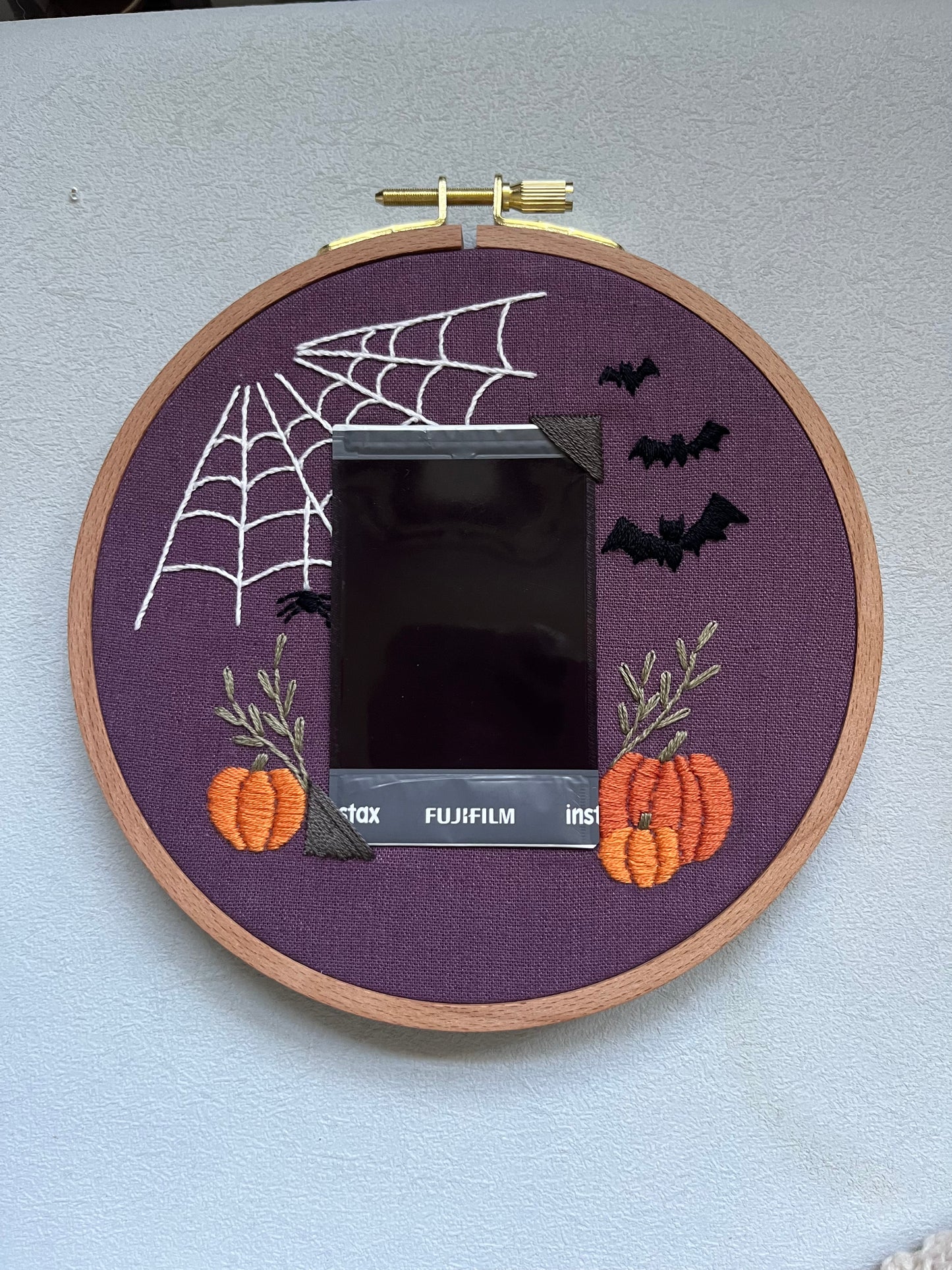 Halloween Embroidered Instax Frame Kit | Instax Frame Kit | Photo Frame Kit