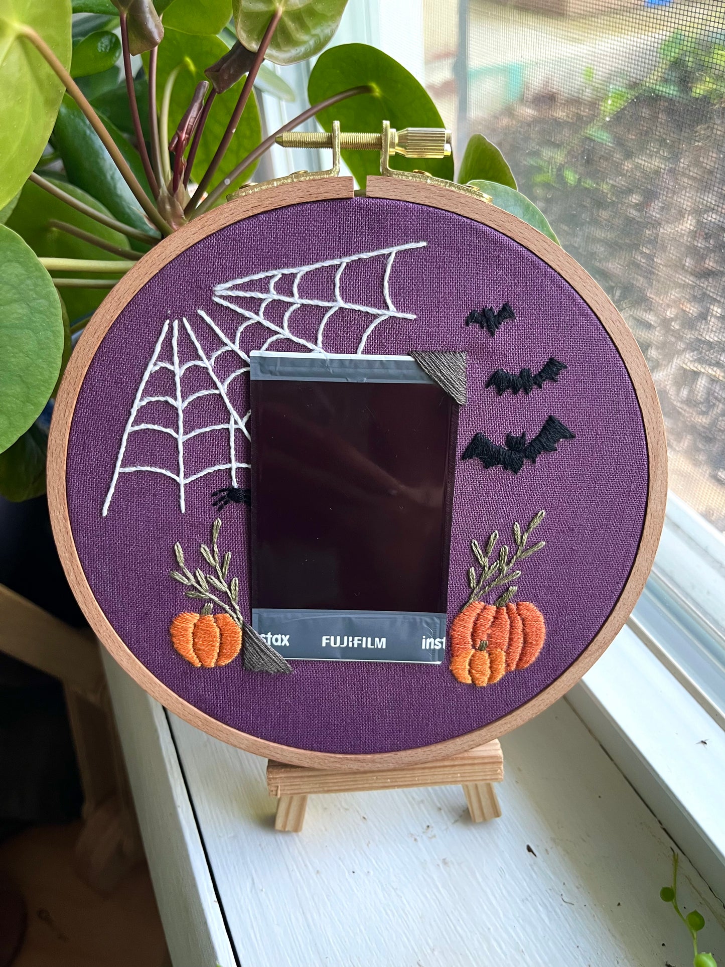 Halloween Embroidered Instax Frame Kit | Instax Frame Kit | Photo Frame Kit