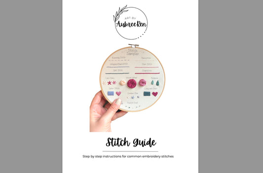 Stitch Guide DOWNLOAD | Booklet | Stitch Guide | Embroidery Instruction