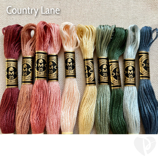 Country Lane Thread Packs | DMC Thread Pack | Embroidery Floss