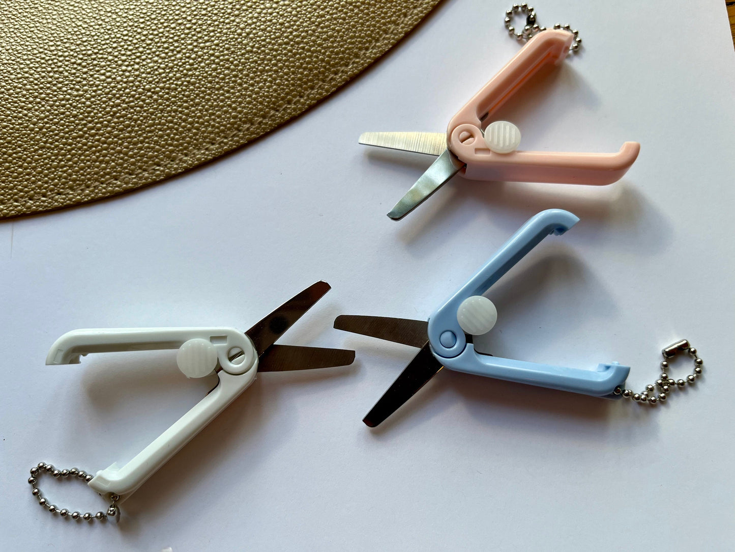 Mini Folding Scissors | Travel Scissors | Keychain Scissors