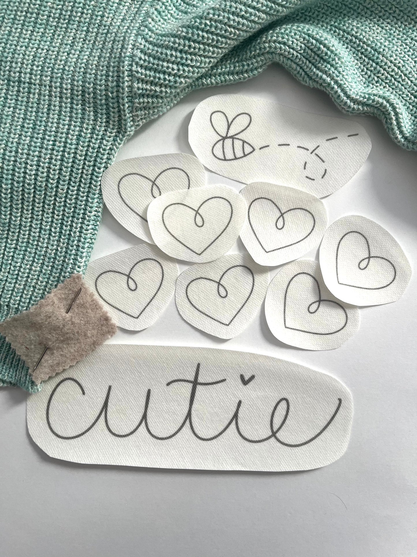 Stick and Stitch | SWEATER CUTIE | Embroidery Designs | Peel and Stick Patterns